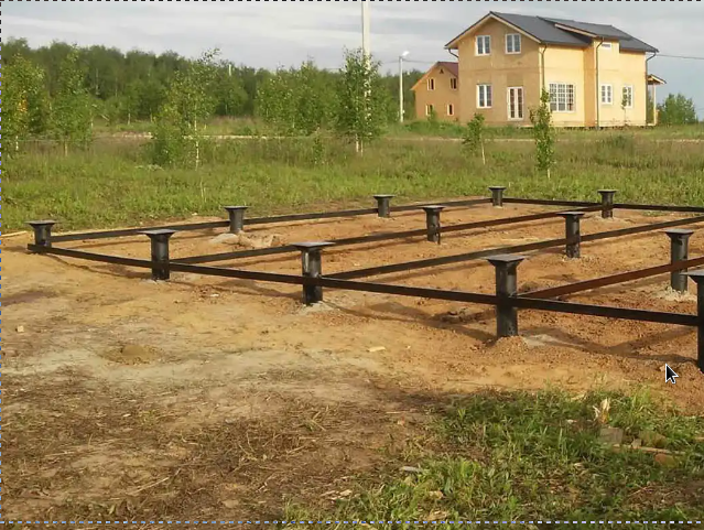 Свайный винтовой фундамент